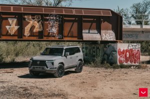 Lexus GX 550 Custom Wheels - HF6-3 by Vossen - Gloss Black